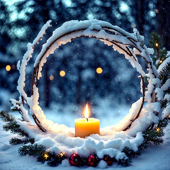 Um eine Mitte, die trägt - für Fortgeschrittene:
Tanz im Winter